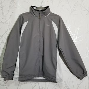 Fila Gray Full Zip Vented Jacket